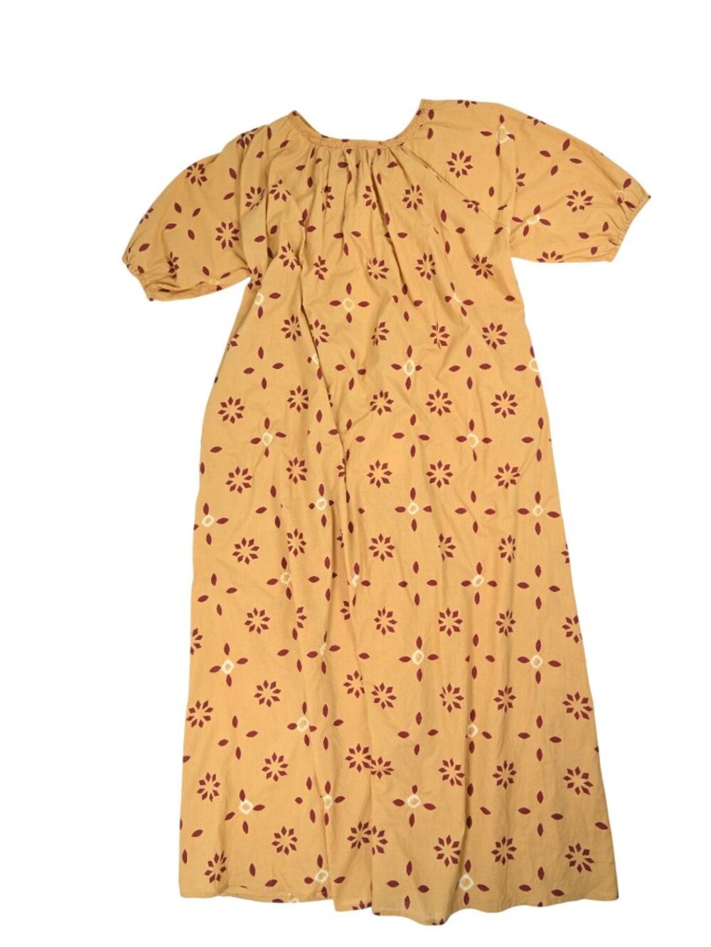 Par & Escala Romance Dress in Camel